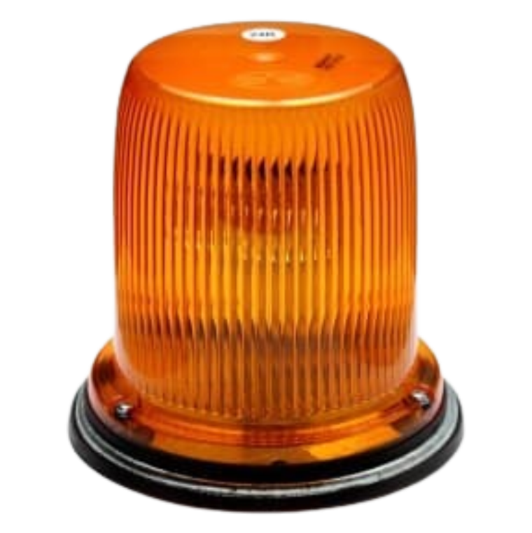 Маяк проблесковый оранжевый 24в