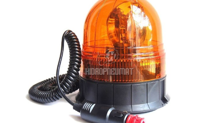 Маяк проблесковый оранжевый 24в