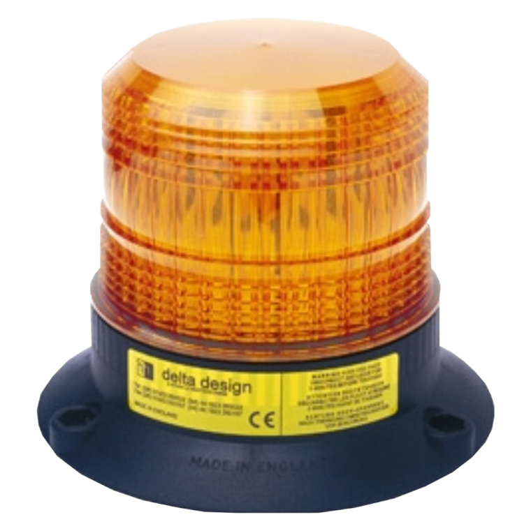 Маяк проблесковый оранжевый 24в