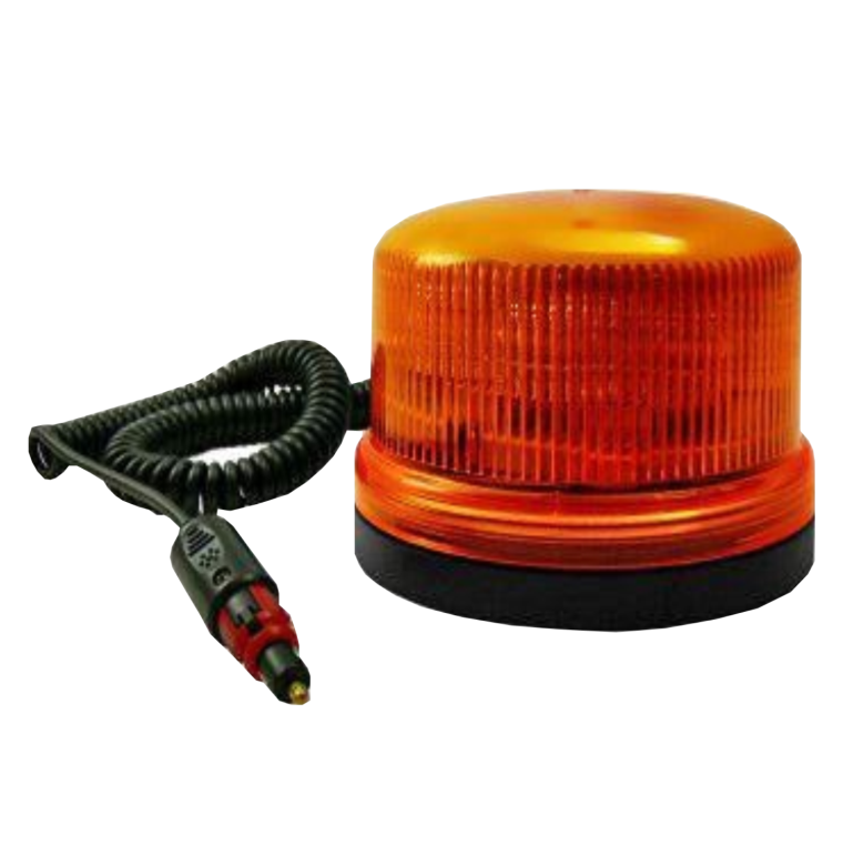 Маяк проблесковый led оранжевый стробоскоп 12-24в