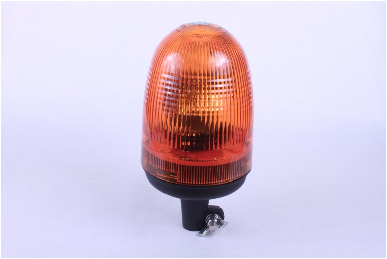 Маячок проблесковый оранжевый 24в светодиодный