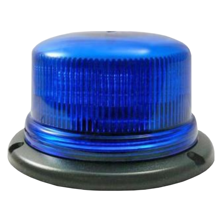 Маяк проблесковый синий 24в