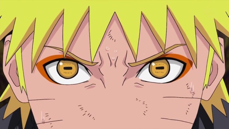 Глаза Наруто в режиме отшельника
