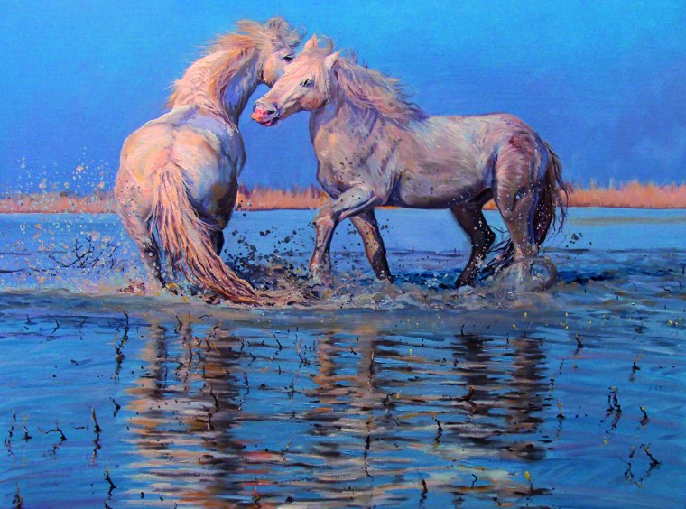 Художник Марк Китли лошади