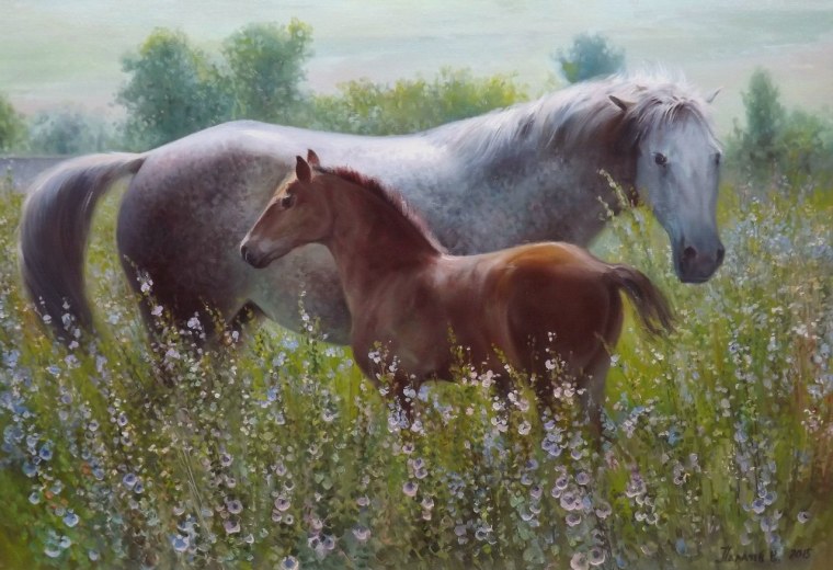 Лошади в живописи
