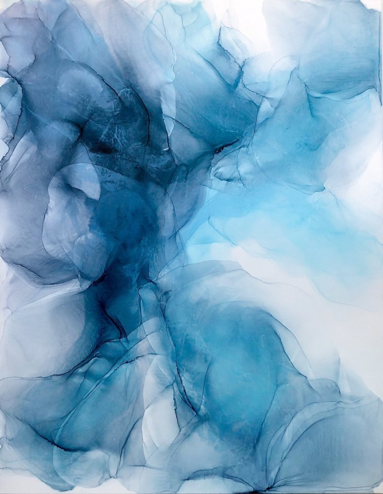 Бело голубой фон