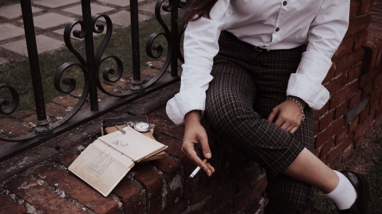 Dark Академия aesthetic коллаж