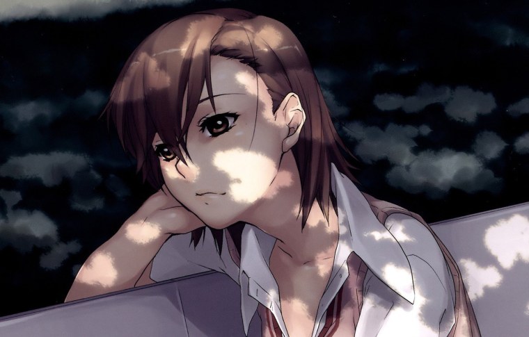 Аниме девушка задумалась