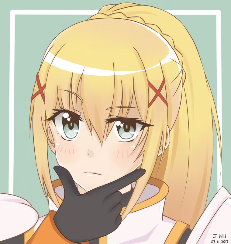 Даркнесс коносуба ахегао