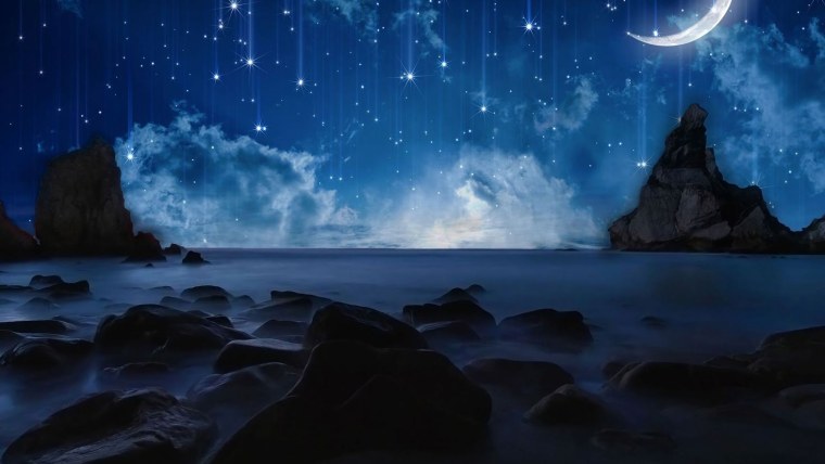Звездное небо над морем