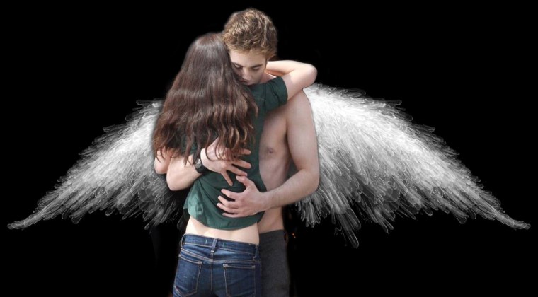 Мужчина и женщина с крыльями