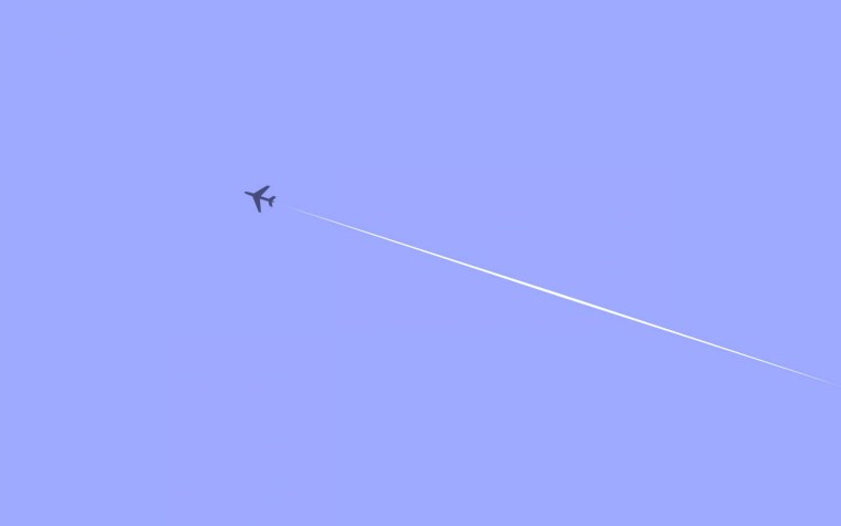 Самолет на черном фоне