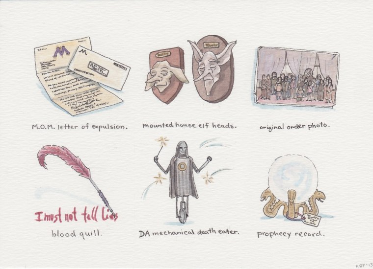 Рисунки в стиле Гарри Поттера