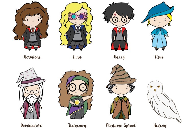 Предметы из Гарри Поттера рисунки