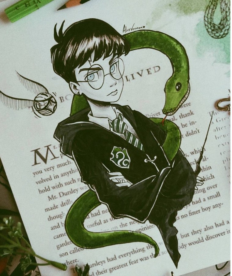 Гарри Поттер факультеты Хогвартса арт