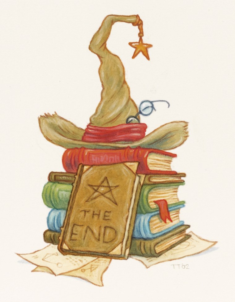 Иллюстрации из Гарри Поттера из книги