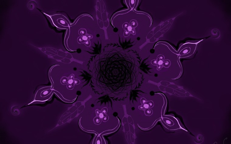 Природа в фиолетовых тонах