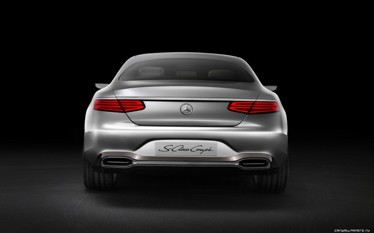 Mercedes s Coupe сзади