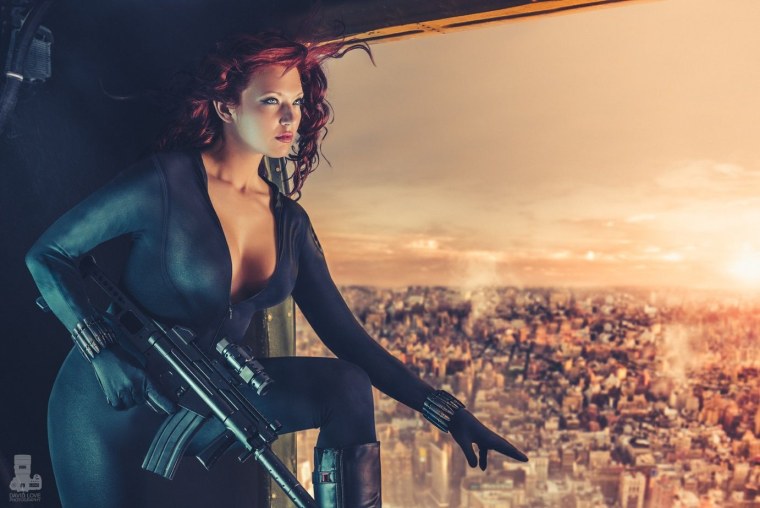 Косплеерша Блэк