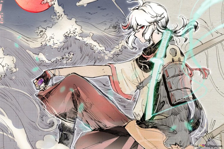 Казуха каэдехара Геншин