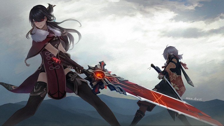 Кадзуха каэдэхара Геншин