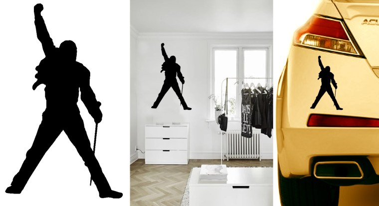 Фредди Меркьюри силуэт