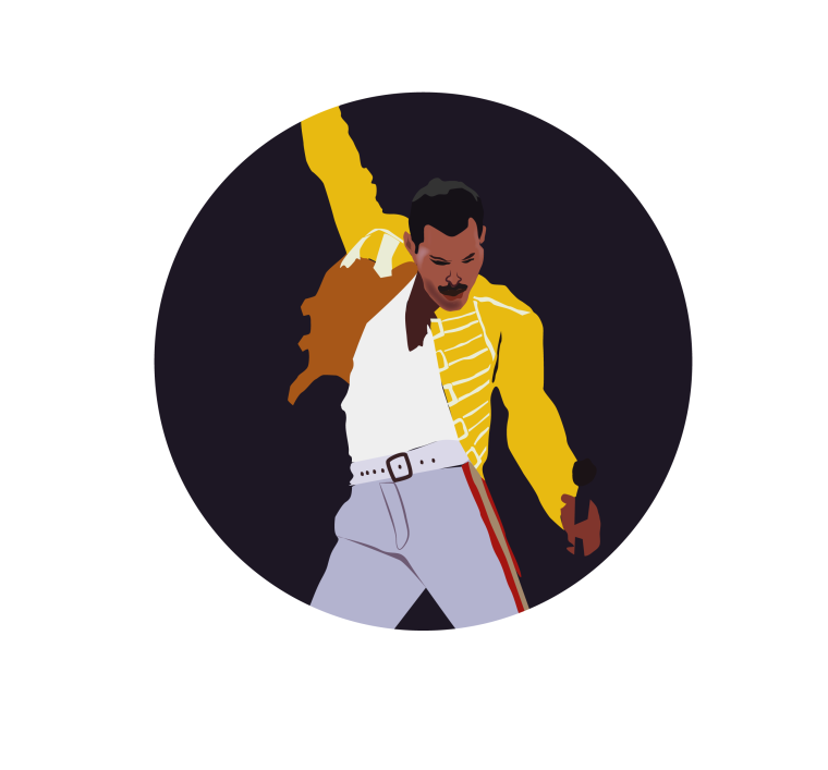 Эмблема Queen Фредди Меркьюри
