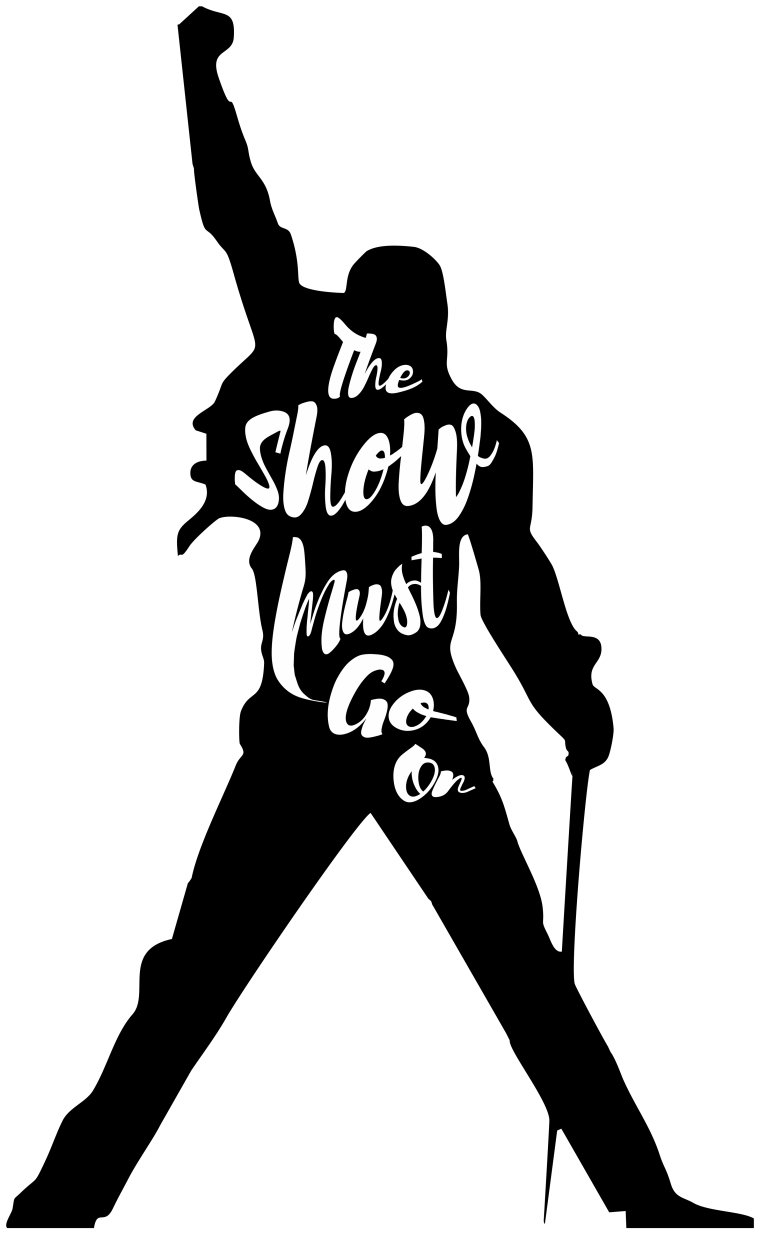 Фредди Меркьюри силуэт