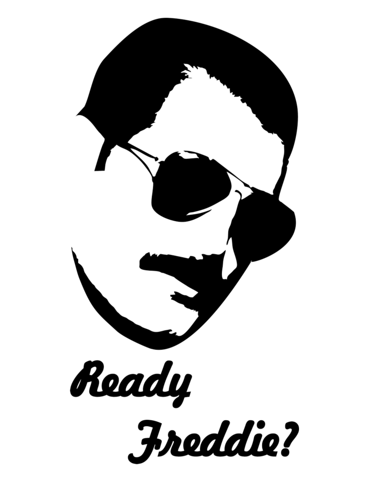 Фредди Меркьюри силуэт