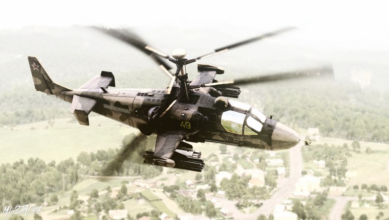 Вертолет ка-52 "Аллигатор"