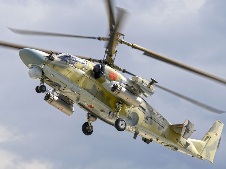 Боевой вертолет ка-52 Аллигатор