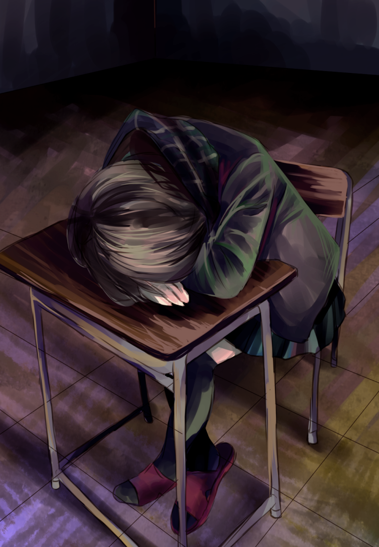 Одиночество девушка