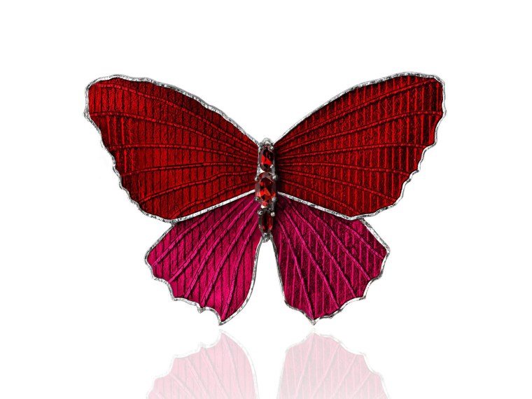 Черно красная бабочка