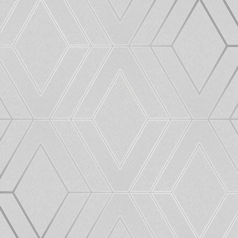 Светлые обои с геометрическим рисунком
