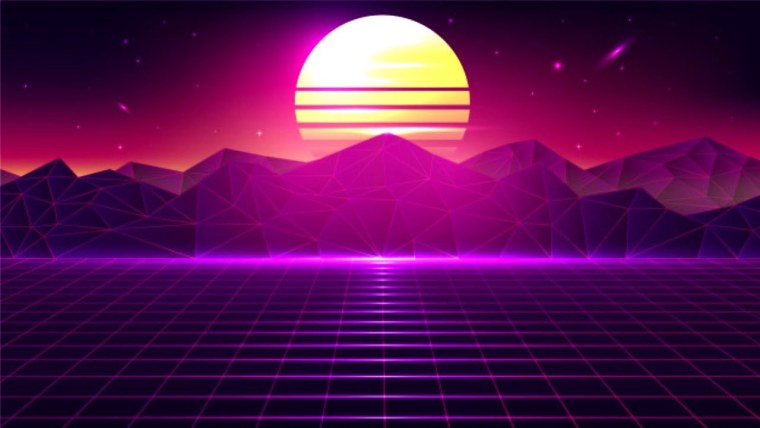 Ретро 80s 90s vaporwave Disco