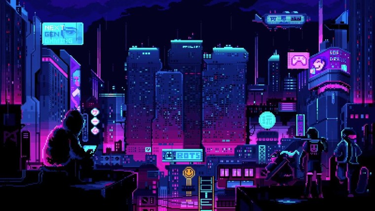 Pixel Cyberpunk ASUS ROG