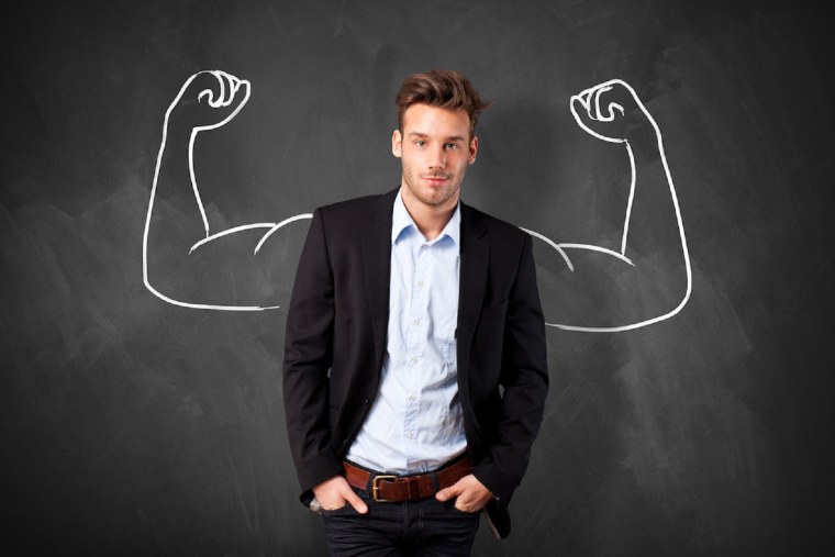 Женщина на вершине успеха