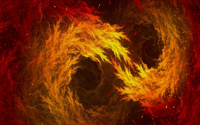 Фракталы огонь