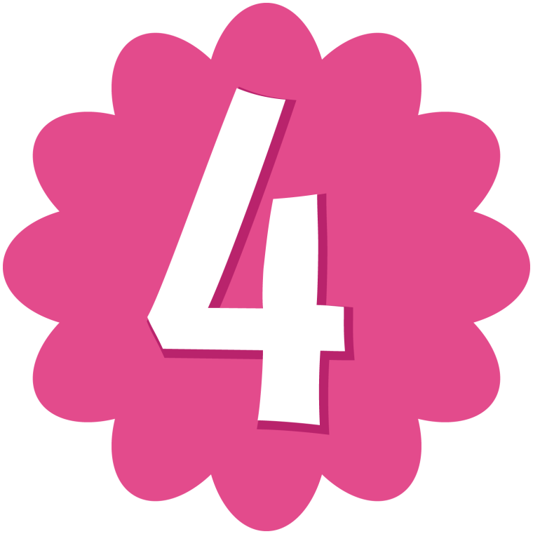 Красивая цифра 4