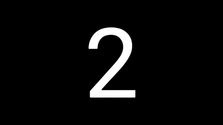 Цифры на черном фоне