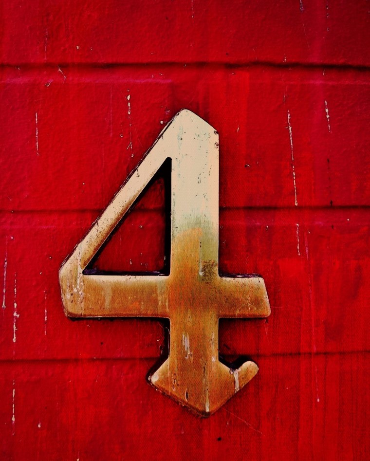 Красивая цифра четыре