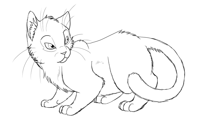 Рисование кошки