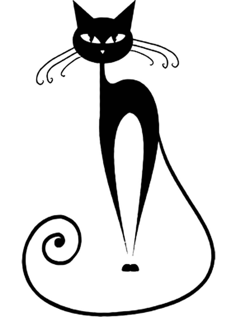 Стилизованная кошка