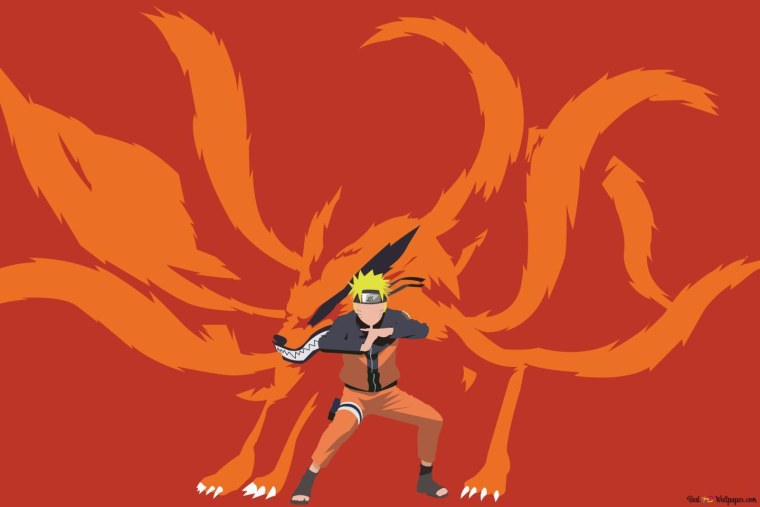 Наруто и курама