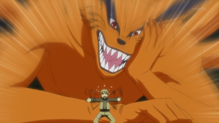 Наруто и курама