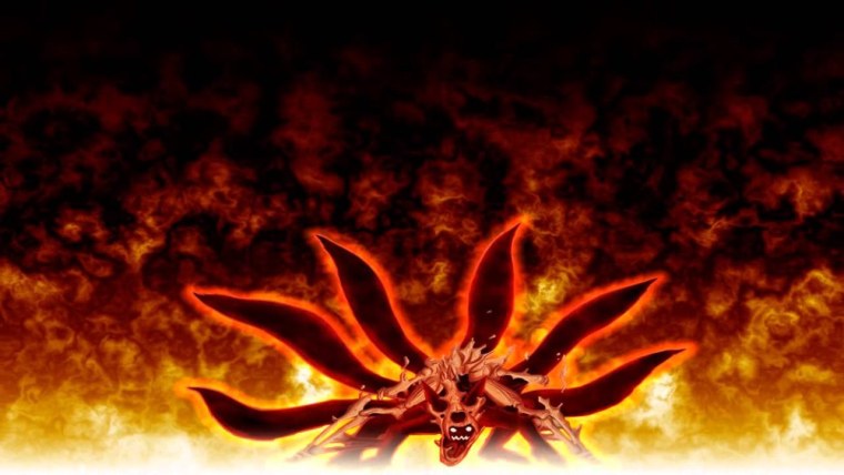 Наруто и курама 4к