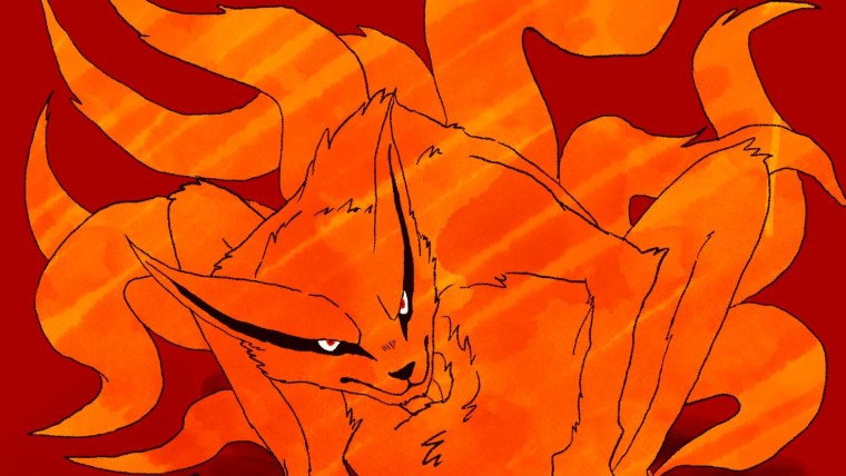 Кушина Узумаки и Наруто Узумаки и курама