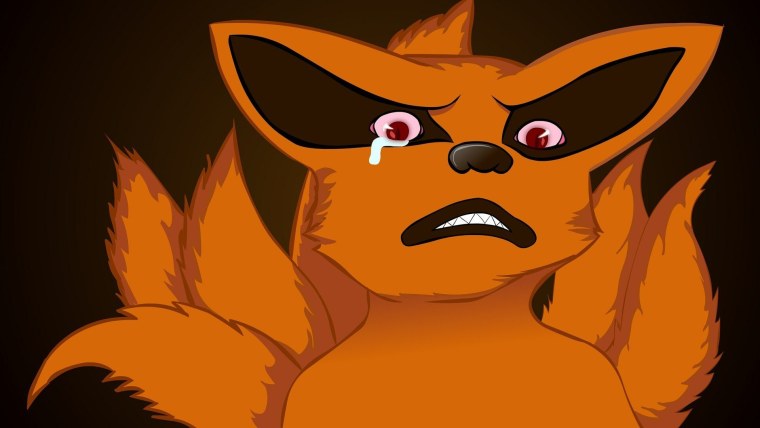 Наруто и курама