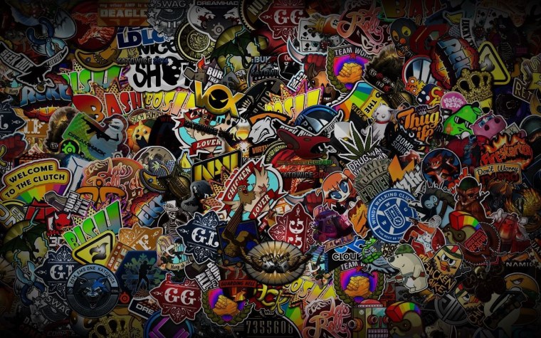 Заставка на рабочий стол Стикеры