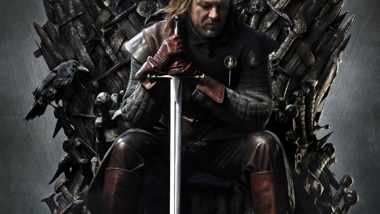 Игра престолов Эддард Старк на троне